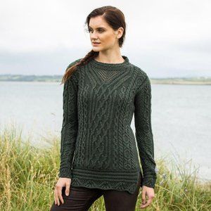 100% NATURAL Merino - Beautiful Irish Wool Sweater